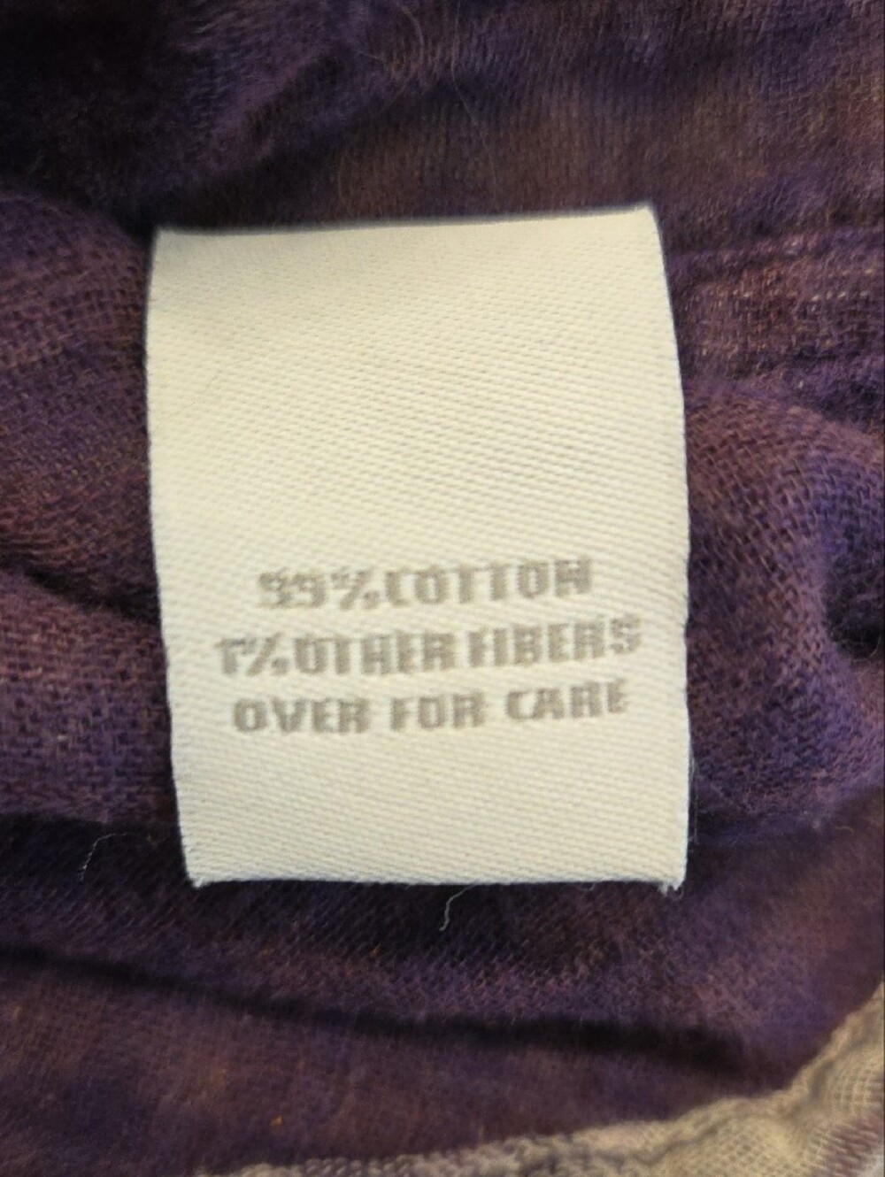 Relativity Lavender Plaid Ruffle-Front Button-Down Shirt - Picture 14 of 14
